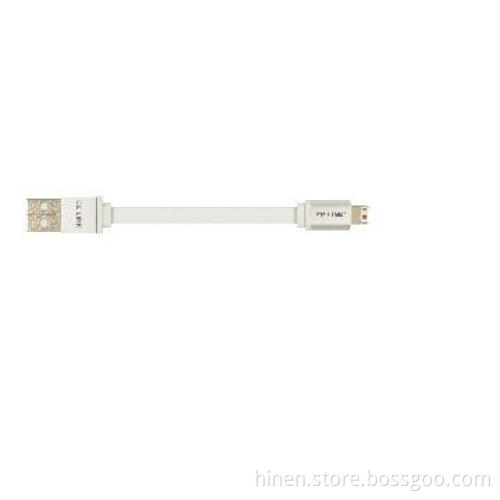iPhone 5S/5C/5 lightning to usb cable,white color,flat noodle shape